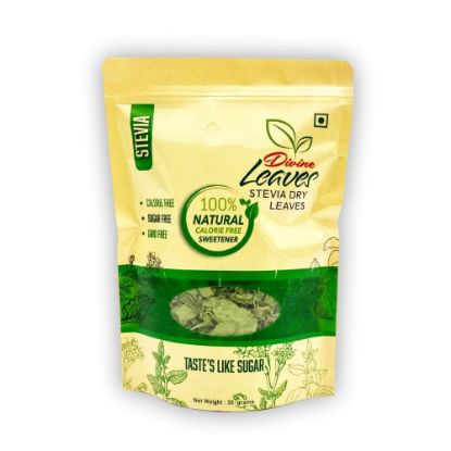 Picture of Stevia Dry Leaves | ZERO Calories | 100% Natural | Diabetes Control | Pack of 30g