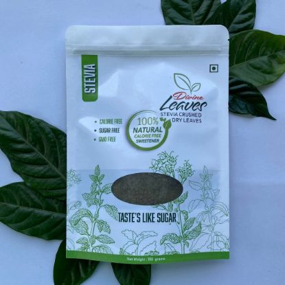 Picture of Dry Crushed Stevia Leaves | Pack of 150g