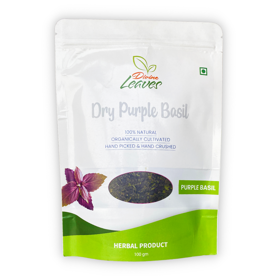Purple Basil for pizza pasta seasoning Divine Leaves