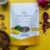 Divine leaves Pineapple Chips ( Tangy Masala) 100% natural dehydrated pineapples with calorie free sweetness of Stevia in the pack of 100 & 50gm. This is perfect healthy snacking partner for all seasons.  This is perfect delicious pineapple for anytime. 