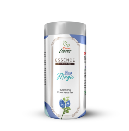 30g Pack of Divine Leaves Blue Magic Essence Premium Butterfly Pea Herbal Tea gives you mildly sweet flavor that gives you refreshing feel. It has great health benefits it is rich in antioxidants, helps in weight loss, manage your blood sugar level, Improve skin health, work in enhance your body immunity. 