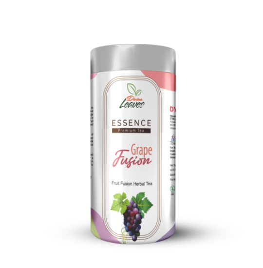 Divine Leaves Grape Fusion herbal tea is amazing herbal tea that can give you feel of unique blend of apple, rosehip, hibiscus and red grapes.  It’s a majestic herbal tea, which is ideal for elegant moments of enjoying a warm, soft and classy drink with your family or at your workplace. Loved by both grown-ups and children Grape Fantasy drink owes its alluring taste to its unique emulsion of Fruits with Herbal ingredients.